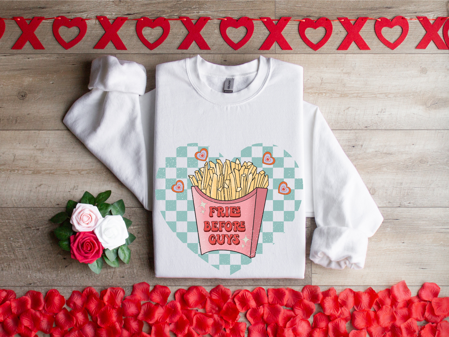 retro valentine fries before guys