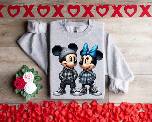 Mickey And Minnie Flannel