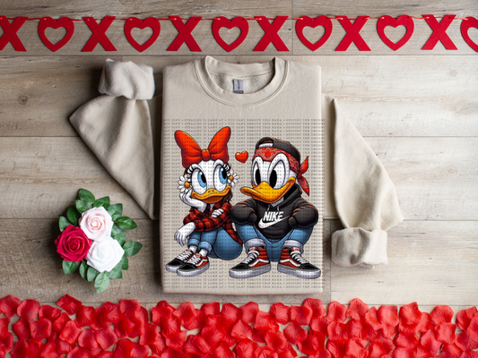 Donald And Daffy In Love