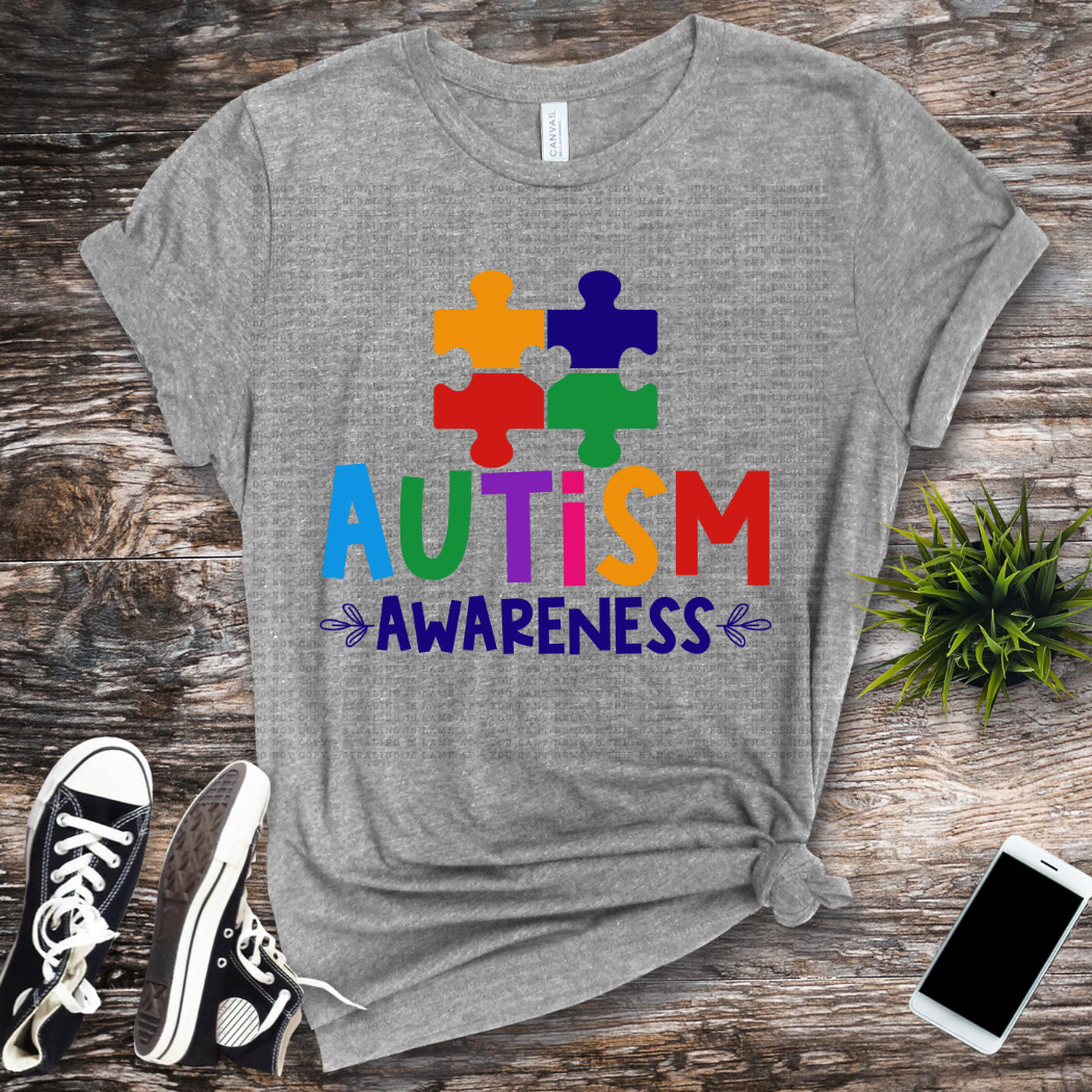 Autism Awareness Puzzle Pieces