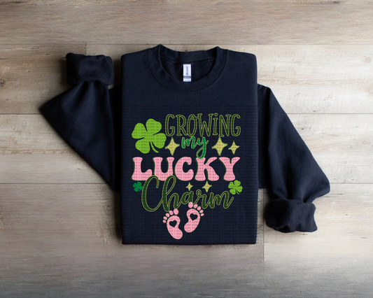 Growing my Lucky Charm Mom Announcement Lucky