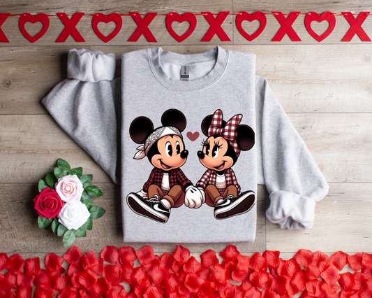 Mickey And Minnie Chicano Love