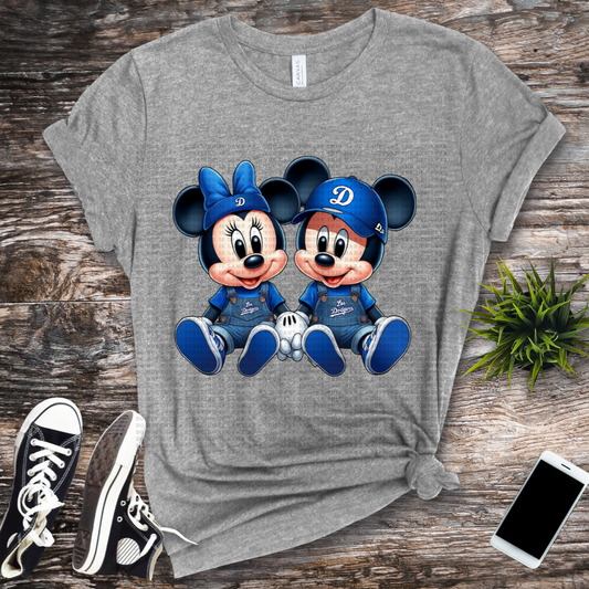 Little Mickey And Minnie Dodgers Blue