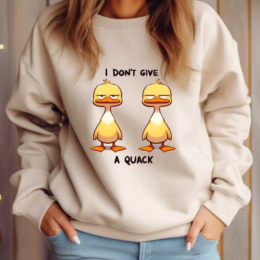 I don't give a quack