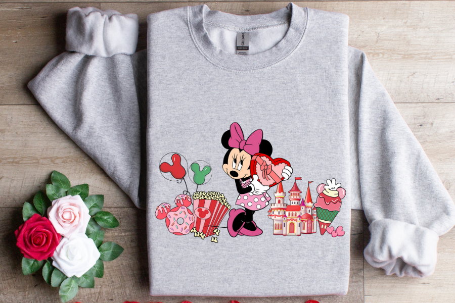 Minnie  heart candy