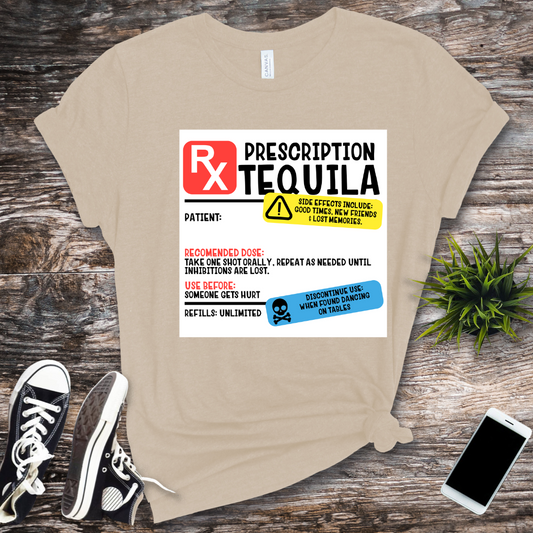 Tequila Prescription - White Background