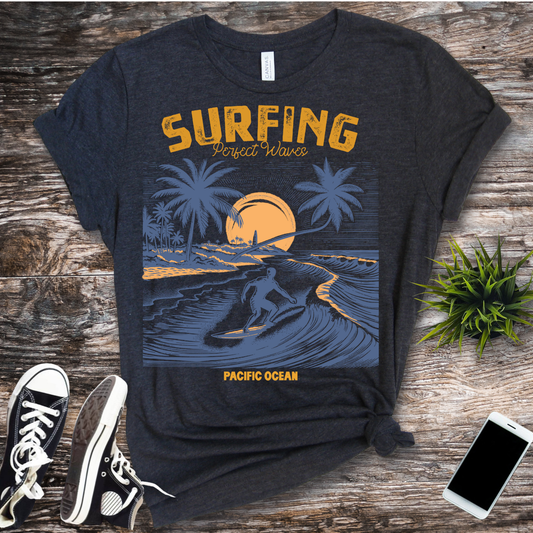 Surfing - Perfect Waves - Pacific Ocean