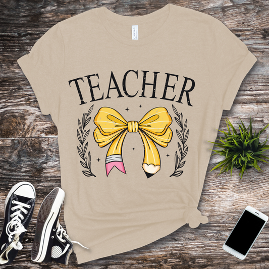 TeacherPencil-Bow-Retro