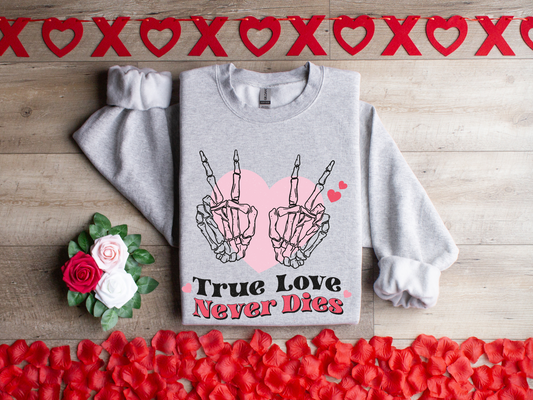 true love never dies Skeleton hands