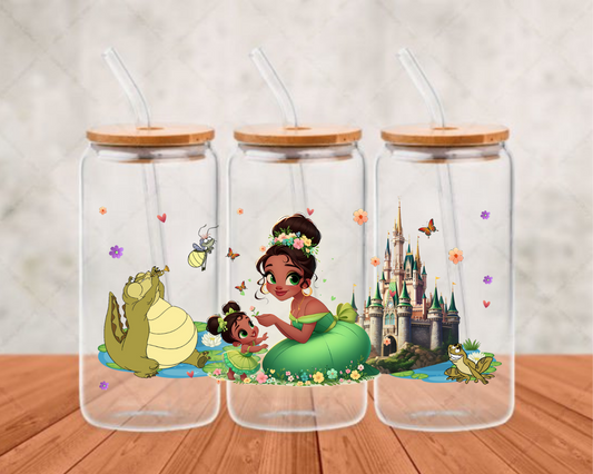 Tiana and daughter  UV- DTF Adhesive cup wrap