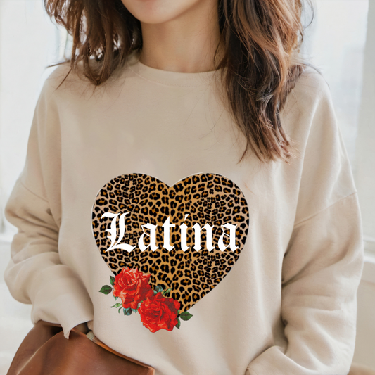 LATINA leopard heart