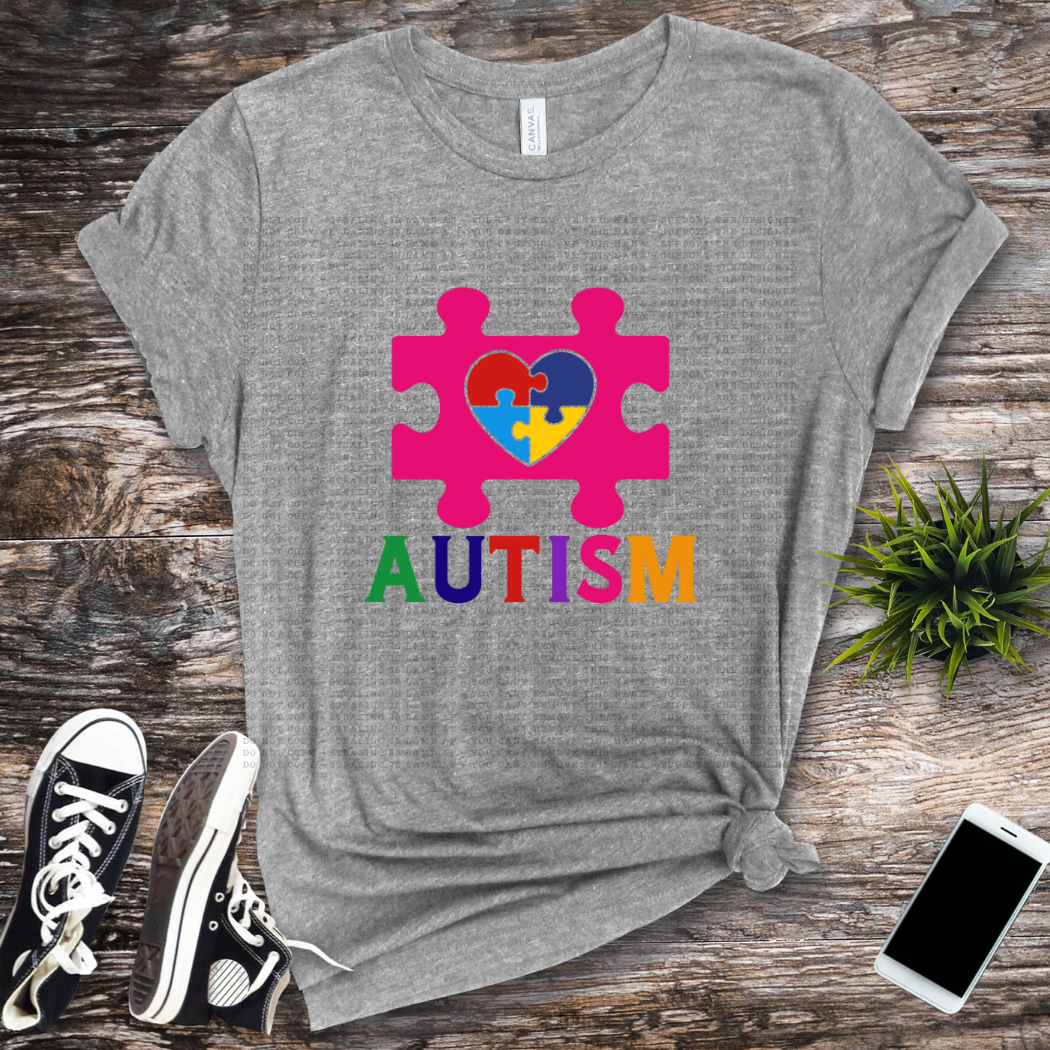 Autism Puzzle Piece - Pink