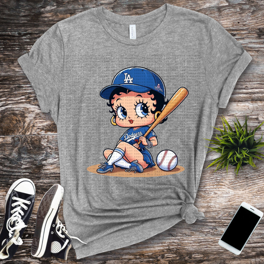 Betty B. - Dodgers With Bat